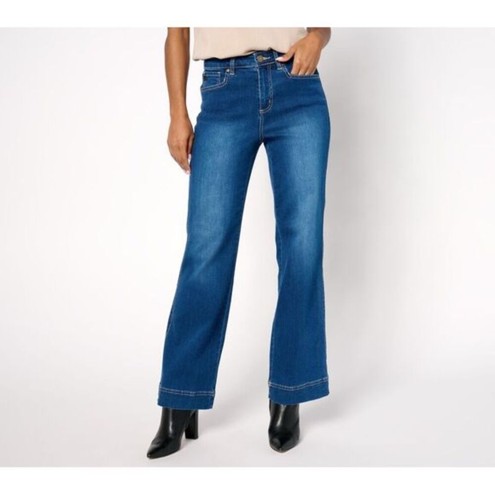 Belle by Kim Gravel EUC Triple Luxe DenimFlare Jeans